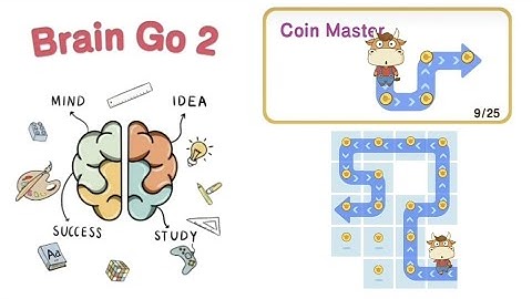 Brain Go 2 - Coin Master Levels 1-25 Part 3(Android, IOS) + IQ Detective Gameplay Walkthrough