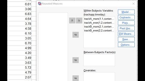 Repeated measures ANOVA with two within-subjects factors SPSS 29 (Sept 2023)