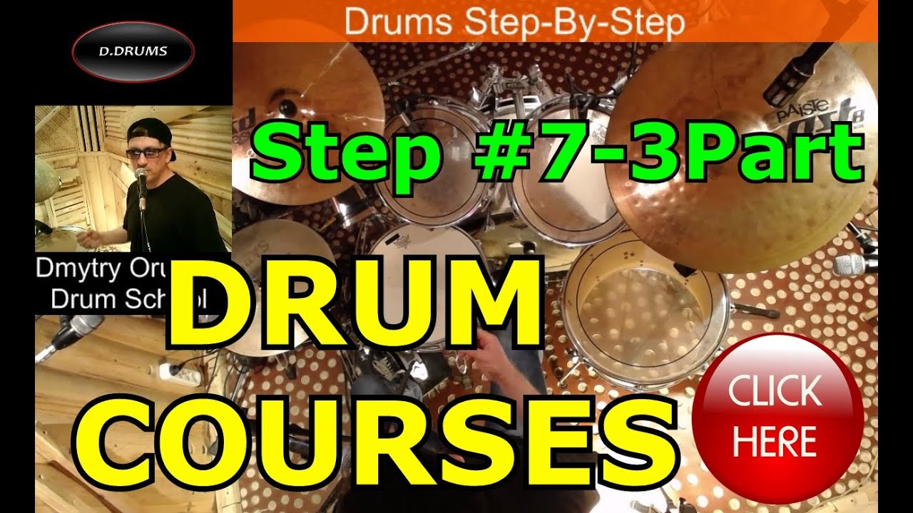 Drum Lessons • Step By Step 73 Jazz Coordination • Swing BiBopTriple