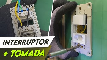 Como instalar INTERRUPTOR  TOMADA em menos de 5 minutos?  🤔👀
