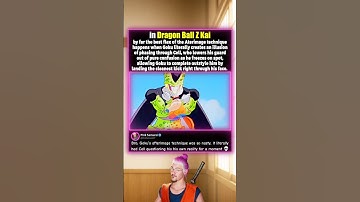 Goku’s Afterimage Phases Through Cell in Dragon Ball Z Kai