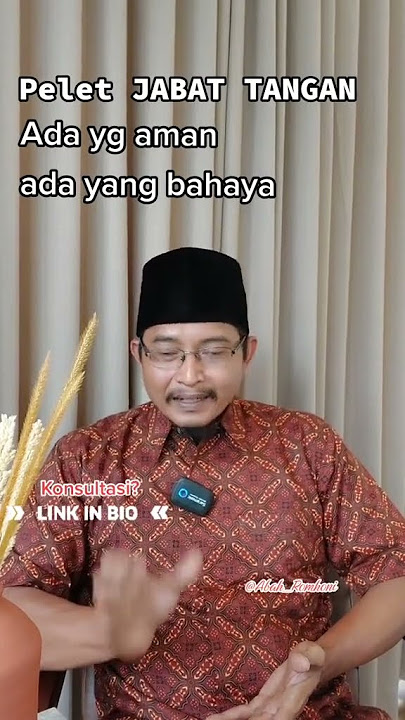 Pelet Jabat Tangan Ada yg aman ada yang BAHAYA
