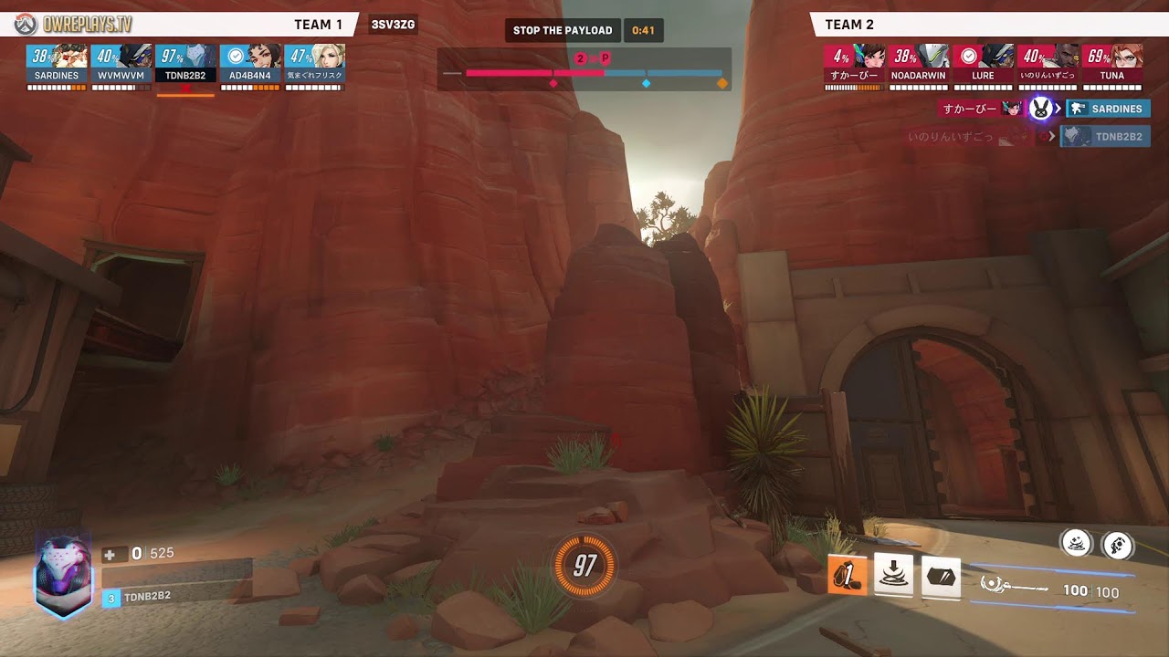 ここの防衛全部堅いです。僕のDぐらい。 by TDNB2B2 — Overwatch 2 Replay 3SV3ZG
