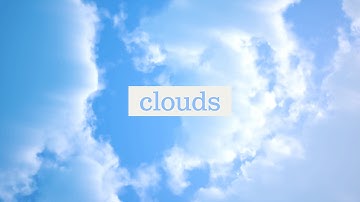 Clouds | Animated Background | Unreal Engine | Motion Graphics | 4K