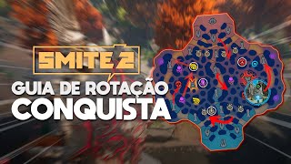 COMO ROTACIONAR NA CONQUISTA DO SMITE 2! GUIA DE TODAS AS LANES