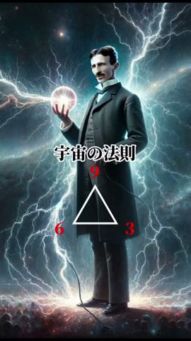 【 369の法則 】ニコラ・テスラが見た宇宙の調和 #shorts