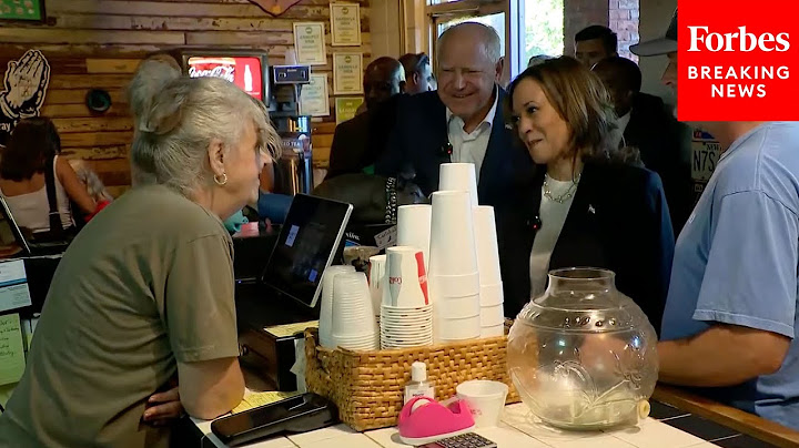 WATCH: Kamala Harris And Tim Walz Stop By Barbecue Restaurant In Savannah, Georgia
