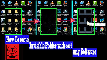How to create invisible folder in window XP, 7 ,8 and 10 -Computer new trick