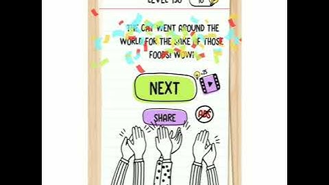 brain test level 150 feed our cat from left to right.