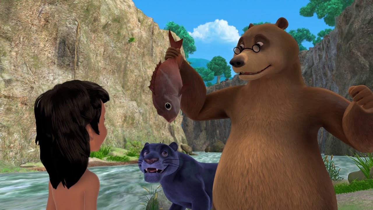 Jungle Book 2 Cartoon for kids English Story | Baloo funny Episode | Mowgli  Adventure - YouTube