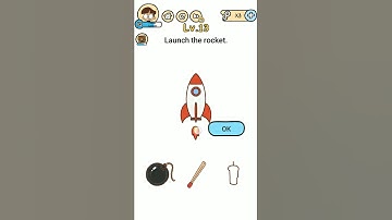 Brain Boom Level 13 Launch The Rocket Walkthrough