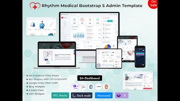 Medical Dashboard Responsive Bootstrap 5 Admin Template – Rhythm