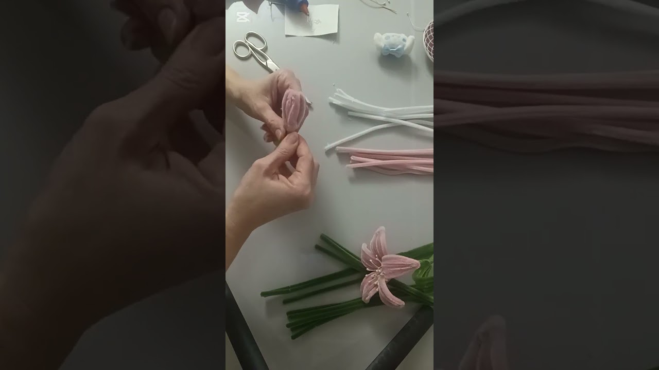 Şönil Çiçek Yapımı 