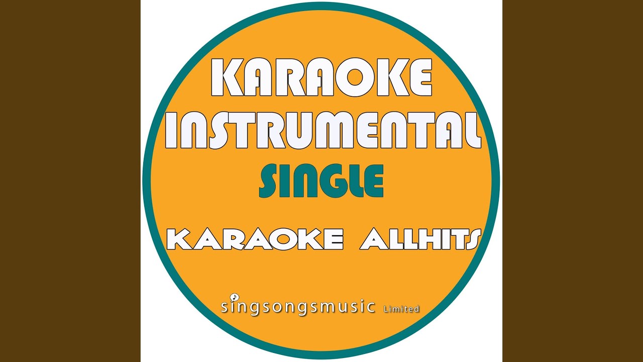 I Don't Want to Be Here Anymore (Karaoke Instrumental Version)