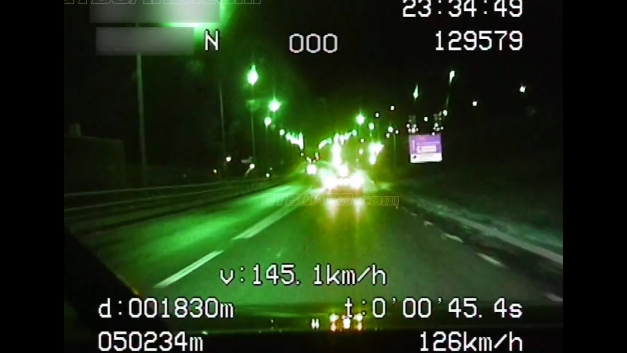 BMW M3 F80 viciously brutalized by Volvo V70 T6 AWD in Sweden