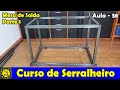 Curso de Serralheiro 38 / Aprenda Esquadrejar Um Cubo / Mesa de Solda - Parte 01