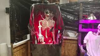 haunted house 2019 gruesome garage lights on walk through