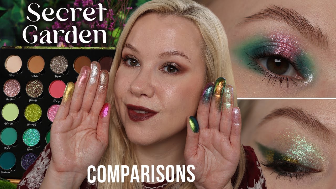 Bella Beaute Bar Secret Garden Palette | Detailed swatches, comparisons and 3 looks