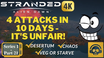 Stranded Alien Dawn (Early Access) in 4K - Desertum - Gameplay Walkthrough Part 21 (S1)