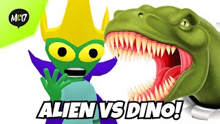 Raja Alien Dimakan Dinosaurus!