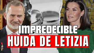 Letizia Ortiz se ESCAPA de Zarzuela tras las DISCUSIONES con Felipe VI