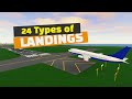 24 types of landings in ptfs