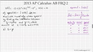 2013 ap calculus ab frq 2