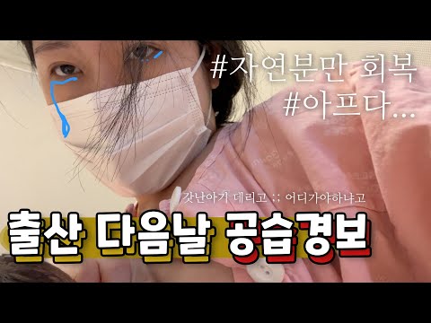 (출산 후 퇴원, 신생아 멍, <strong>자연분만</strong> 회복 vlog)/꽁지 KKONGJI