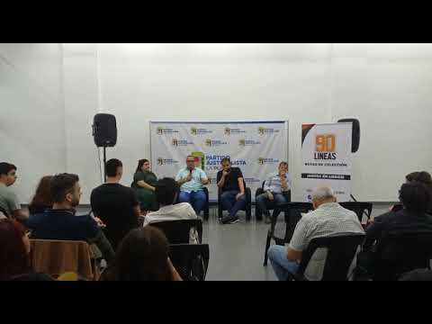 Presentación del libro de 90 Líneas en el PJ La Plata