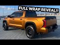 TUNDRA TRD PRO FULL WRAP REVEAL!!