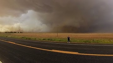 Morton Texas Dusty Wedge #tornado | 5 June 2025
