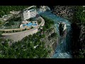 Cities skyline | How to Make a Beautiful Waterfall Resort