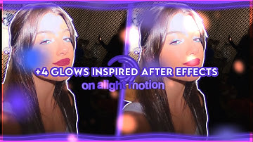 +4 glows inspired after effects on alight motion | with qr code