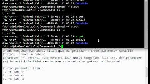 Tutorial Modifikasi Hak Akses di Linux