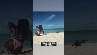 Attacked by a Lizard on the Beach