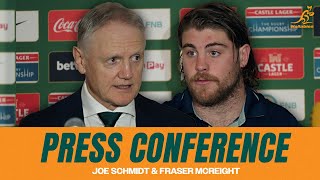 Full Joe Schmidt and Fraser McReight speak following second Springboks Test | Wallabies News