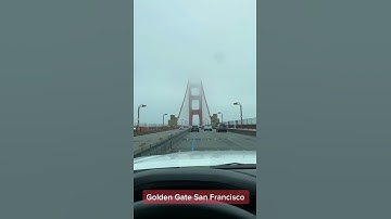 Thumbnail of Golden Gate Bridge 🌉 San Francisco California - speechless Driving experience on a foggy day