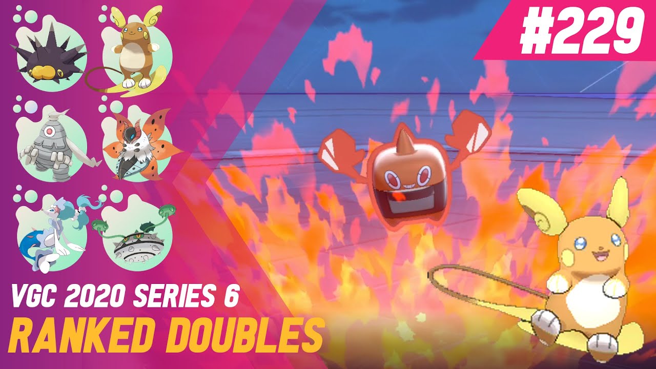 SERIES 6 Weakness policy Alolan Raichu + Pincurchin team VGC 2020 Ranked Doubles - Rotom Crit GOD