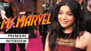 Ms. Marvel UK Premiere - Iman Vellani on Kamala's appeal, Avengers hotline, & what fans can expect