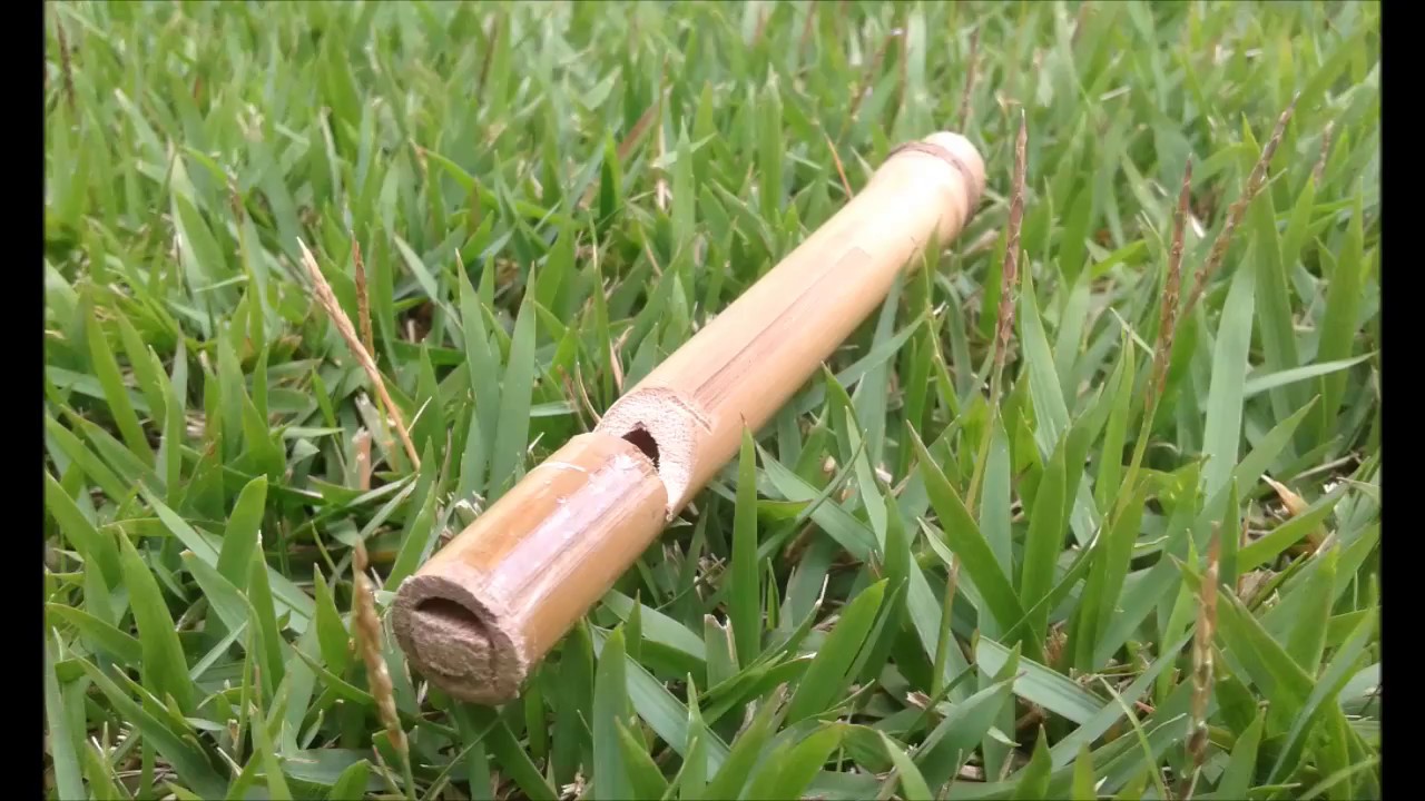 Apito de bambu