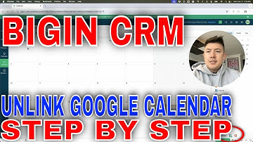✅  How To Unlink Remove Google Calendar From Bigin CRM🔴