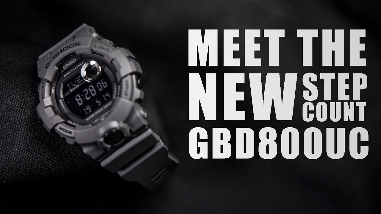 THE NEW STEP COUNT COLOR ! G-SHOCK GBD-800UC-8 - SPEC & UNBOXING - YouTube