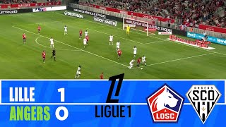 Lille Vs Angers 1-0 2025 Ligue 1 Match Highlights