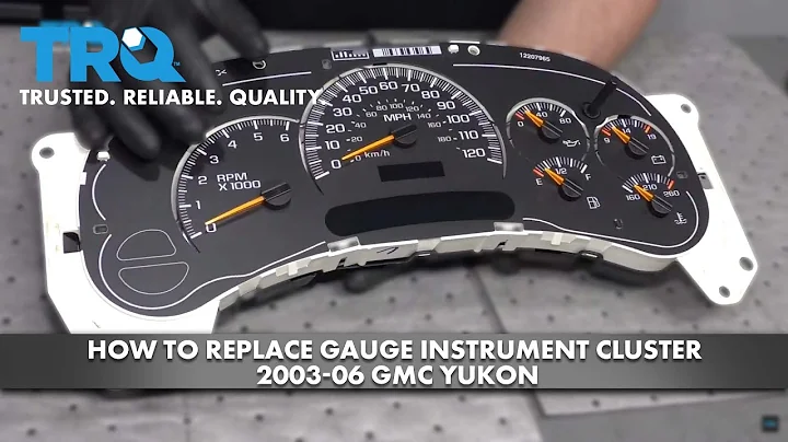How to Replace Gauge Instrument Cluster 2003-06 GMC Yukon