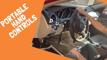 Driving with portable hand controls | day in the life with Cerebral Palsy #disabledmom #Mercedes