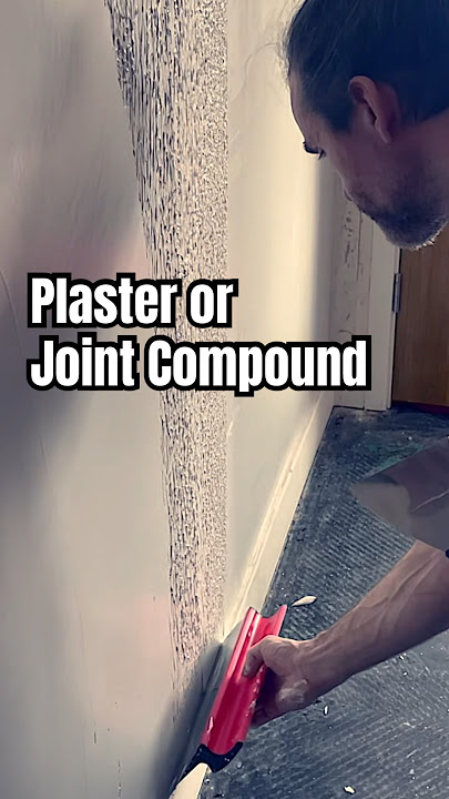 Do You Call It Plaster or Joint Compound?