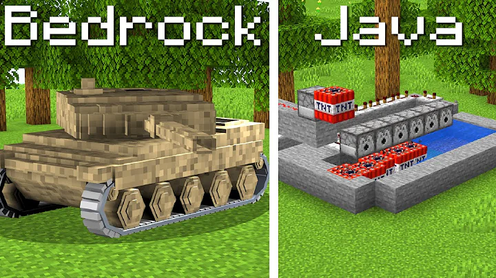 Java vs Bedrock: How to build TNT cannons