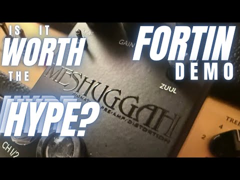 Fortin Meshuggah Distortion Pedal - YouTube