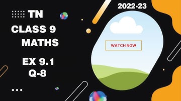 TN CLASS 9 MATHS PROBABILITY EX 9.1 SUM 8