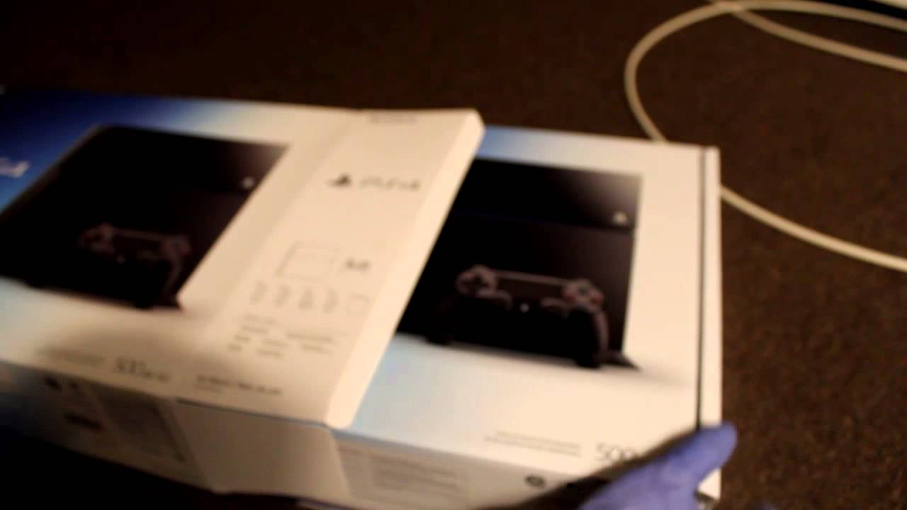 Unboxing Sony Playstation 4 PS4 500GB Jet Black Greatness Is Here ...